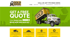 Desktop Screenshot of golddisposal.com